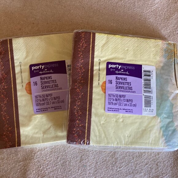 Thanksgiving Bundle Plates, Napkins & Cups - Picture 12 of 16